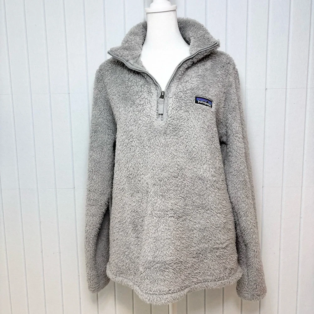 Patagonia Gray Fleece Teddy Pullover Size‎ M